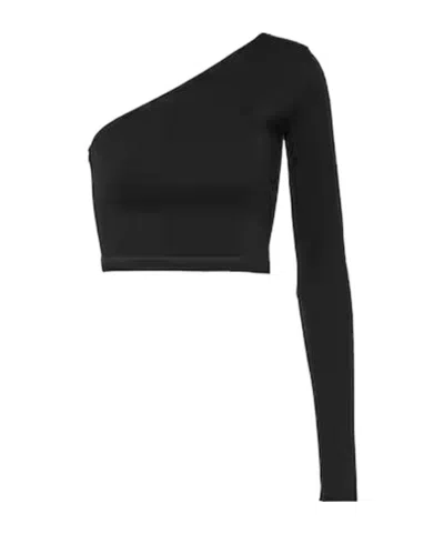 Rick Owens One-shoulder Top In Black