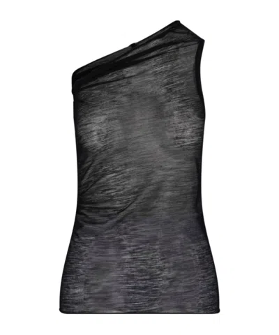 Rick Owens One-shoulder T-shirt In Multi