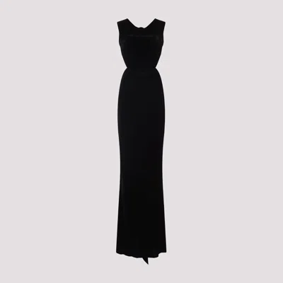 RICK OWENS OPEN BACK GOWN LONG DRESS