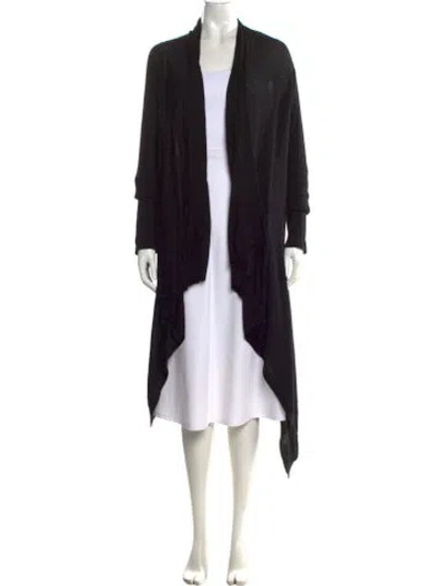 Pre-owned Rick Owens Open Front Sweater In Black