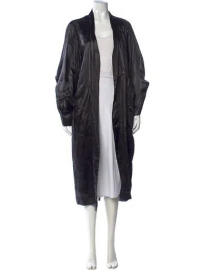Pre-owned Rick Owens Open Front Sweater In Black