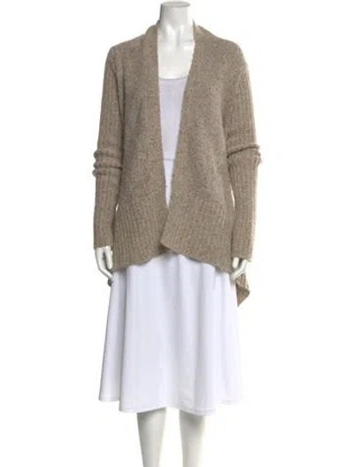 Pre-owned Rick Owens Open Front Sweater In Neutral