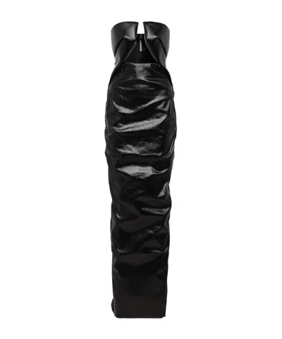 Rick Owens Open-heeled Dress In Black