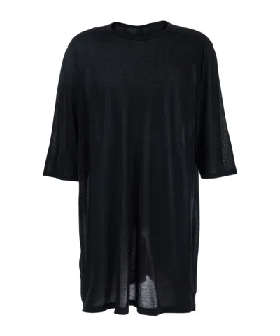 RICK OWENS RICK OWENS DROP SHOULDER SHORT-SLEEVED T-SHIRT