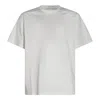 Rick Owens Open-necked Black Shirt In White