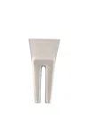Rick Owens Open Trunk Earring In Silver