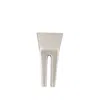 Rick Owens Open Trunk Earring In Silver