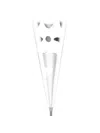 Rick Owens Mini Open Trunk Charm In Silver