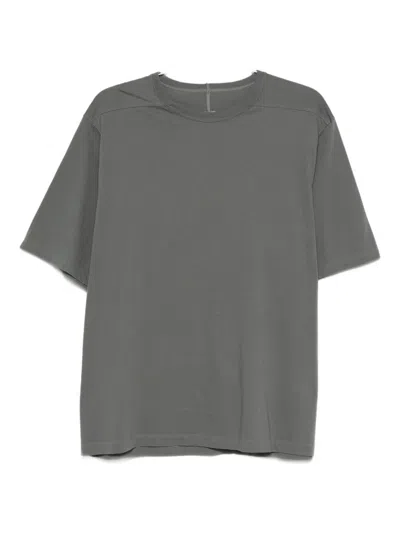 Rick Owens Organic-cotton T-shirt In Gray