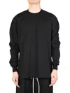Rick Owens Black Porterville Baseball Sweatshirt In Black