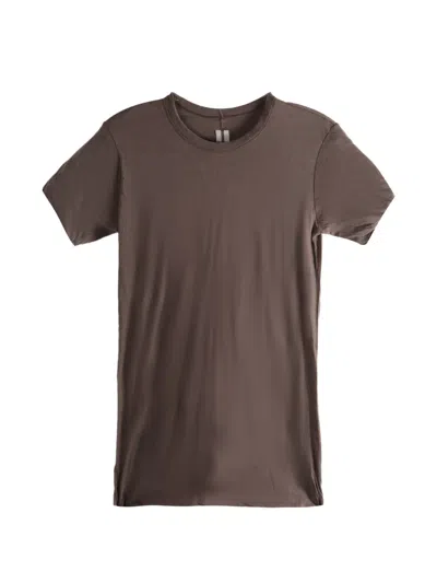 Rick Owens Organic-cotton T-shirt In Brown