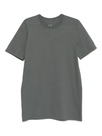 Rick Owens Organic-cotton T-shirt In Gray