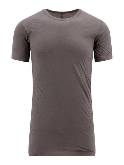 Rick Owens Organic Cotton T-shirt In Marrón