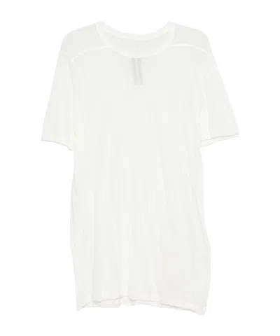 Rick Owens Organic Cotton T-shirt In White
