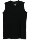 Rick Owens Organic Cotton Tank Top In Black