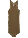 Rick Owens Organic Cotton Tank Top In Green