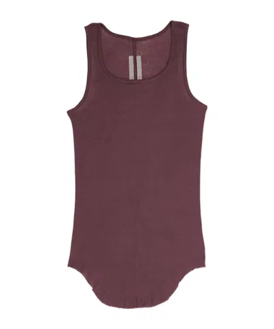 Rick Owens Organic Cotton Tank Top In Red