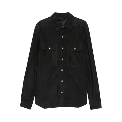 Pre-owned Rick Owens Outershirt 'black' | Men's Size 52