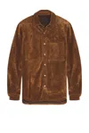 Rick Owens Outershirt In Brown