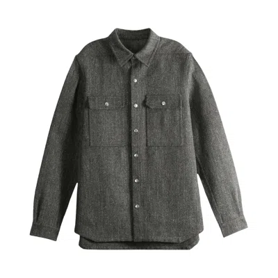 Pre-owned Rick Owens Outershirt 'carbone' | Grey | Men's Size 52