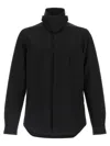 Rick Owens Wool Single Breasted Coat In Black