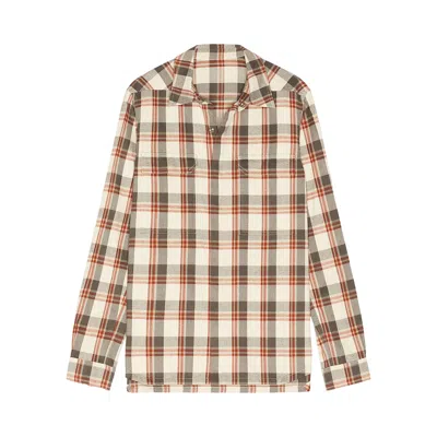 Pre-owned Rick Owens Outershirt 'milk Plaid' | White | Men's Size 54