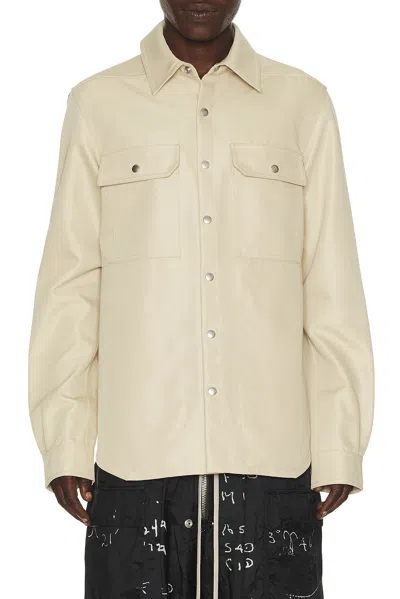 Rick Owens Outershirt In White