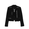 Rick Owens Alice Panelled Jacket In Black