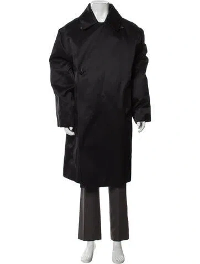 Pre-owned Rick Owens Overcoat In Black