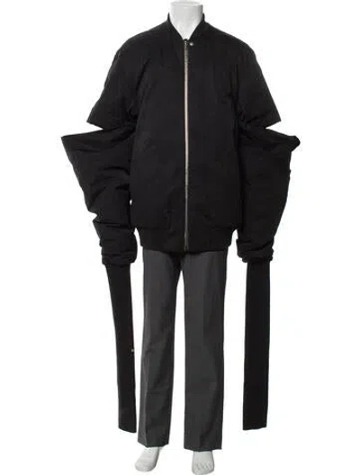 Pre-owned Rick Owens Overcoat In Black