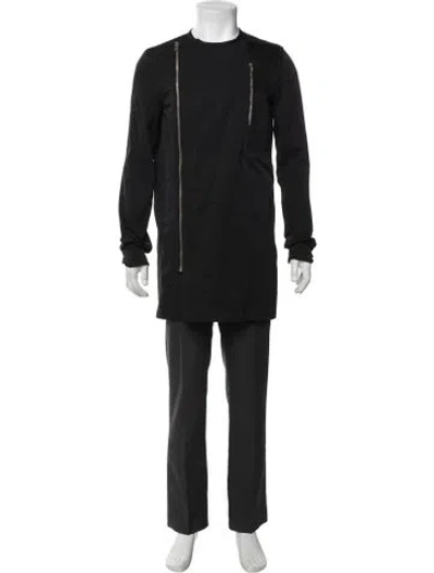 Pre-owned Rick Owens Overcoat In Gray