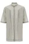 Rick Owens Oversize Semi-sheer Shirt In Mixed Colours