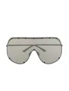 Rick Owens Oversize Mask Sunglasses In Schwarz