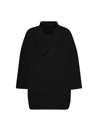 Rick Owens Oversized Arrowhead Jacket Black