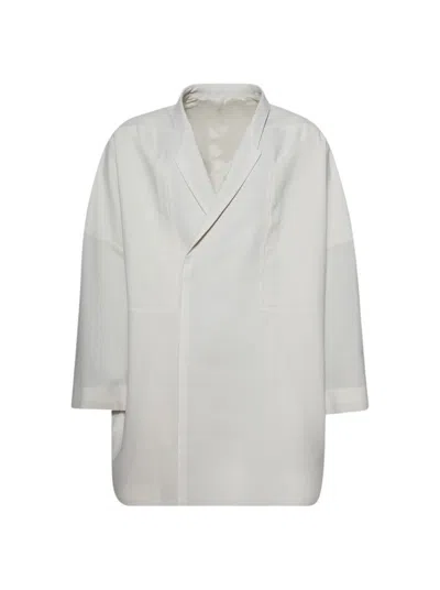 Rick Owens Oversized Arrowhead Jacket Dinge In White