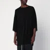 Rick Owens Oversized Short Sleeve T-shirt In Black