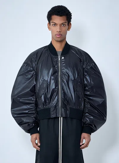 Rick Owens Oversized Bomber Jacket In Black
