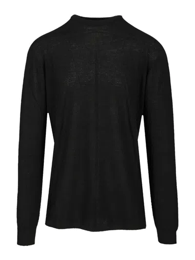 Rick Owens Oversized  Cashmere Sweater In Black