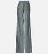 Rick Owens Oversized Charmeuse Wide-leg Pants