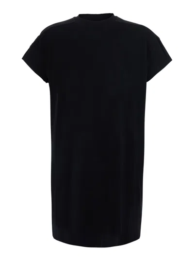 Rick Owens Oversized Cotton T-shirt In Black