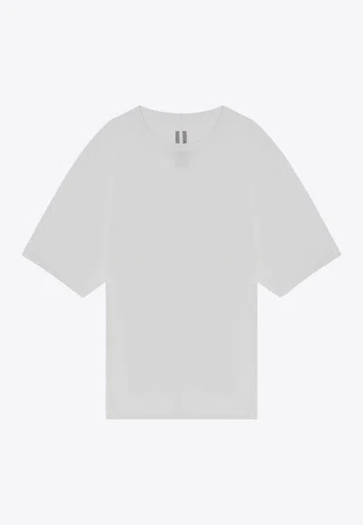 Rick Owens Oversized Crewneck T-shirt In White