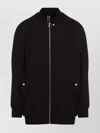 Rick Owens Oversized Flight Sweatshirt Ribbed Finish In Brown
