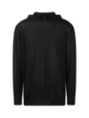 Rick Owens Oversized Hooded Sweater In Black