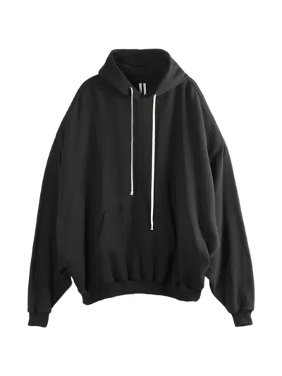 Rick Owens Oversized Hoodie In Black