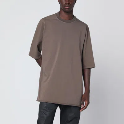 Rick Owens Oversized Jumbo Powder-colored T-shirt In Gray