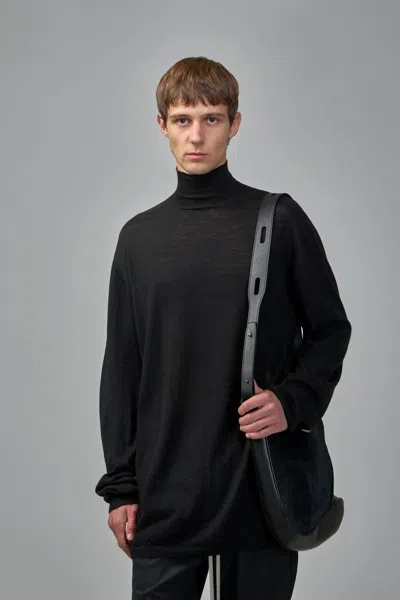 RICK OWENS OVERSIZED KNIT TURTLENECK SWEATER