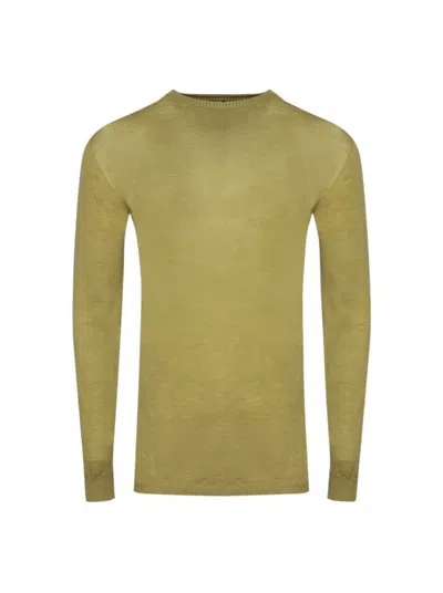 Rick Owens Oversized Level Sweater Acid In Green