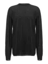 Rick Owens Oversized Level Sweaters And Cardigans Black In Black