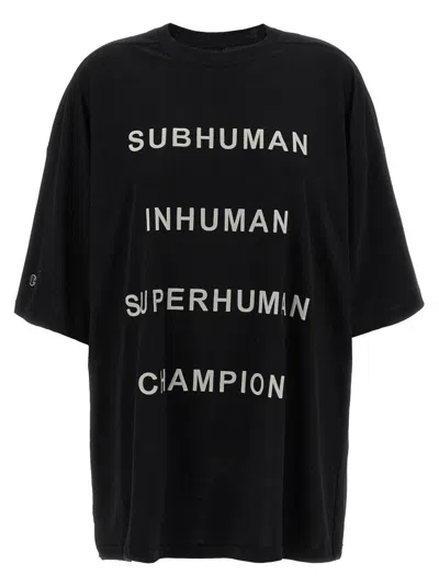 RICK OWENS OVERSIZED ORGANIC COTTON T-SHIRT
