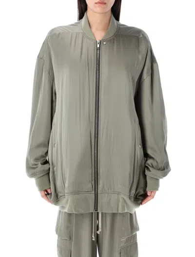 RICK OWENS RICK OWENS OVERSIZED PETER BOMBER JACKET WITH SMOOTH FINISH